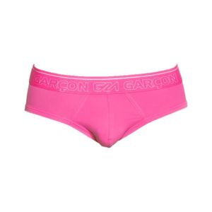CULOTTE - SLIP Garçon - Sous-vêtement Hommes - Slips Homme - Neon Pink Brief - Rose - 1 x