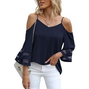 Chemisier blanc epaule denudee Cdiscount