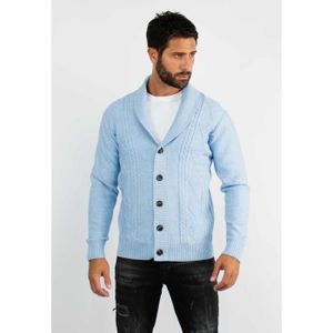 Veste laine grosse maille homme Cdiscount