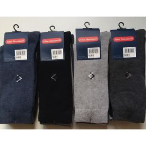 Chaussettes Pour Homme Coton Rayées Multicolores Lot de 6 Taille 43-46 –  Veluncia