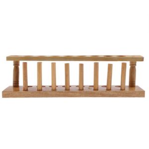22 x 5 x 16 cm PEGANE Support Bois pour 6 Tube /à essai d/écoration