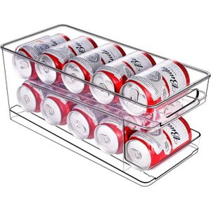 Frigo 3Pièces pour Boisson, Soda, Coca Cola, Bière, Organisateur de  Réfrigérateur, Tiroir Distributeur de Canettes - Cdiscount Maison