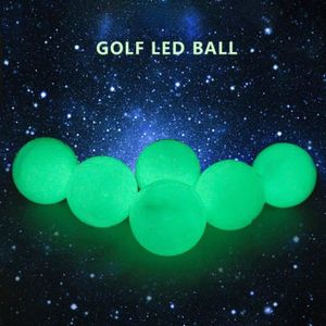 BALLE DE GOLF Zerodis Lot de 6 balles de lumineuses pour jeux de nuit - Cadeaux de sport nocturne