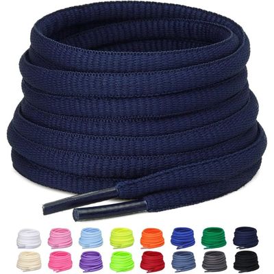 Lacets Ovales Sport Puzeam - 2 Paires - 6 Mm De Large - 16 Couleurs Au Choix - Pour Baskets Et Running