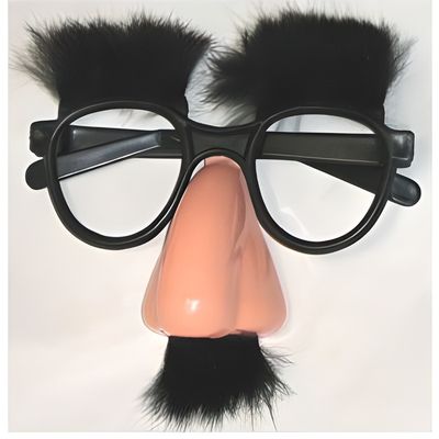 Lunettes Groucho Lunettes en plastique avec nez moustache et sourcils en peluche Mixte Cdiscount Jeux Jouets