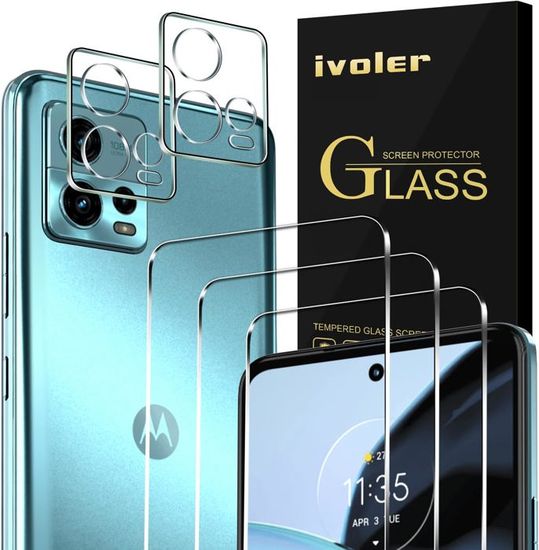 Protecteur D'écran AtFoliX FX-Hybrid-Glass 9H Pour Motorola Moto G72 - Anti-rayures Et Chocs - Neuf