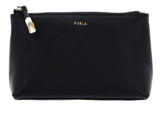Trousse De Maquillage Ba&sh Noir à Paillettes - Dimensions 21,5x15x0,8 Cm, Polyester, Fermeture éclair, Neuf Sans étiquette