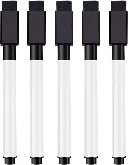 14 Pack Mini Magnétique Effacer Tableau Blanc Avec Feutre Épais, Effacer à Sec Pour Le Nettoyage Des Planches D'Effacement à Sec, Adapté Pour La Salle De Classe