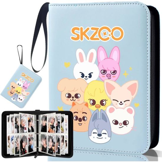 Porte-Cartes Photo Stray Kids SKZOO - 400 Pochettes - Album Kpop STAY Merchandise Cadeau Parfait