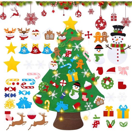 Sapin De Noël En Feutrine - 20+ Idées