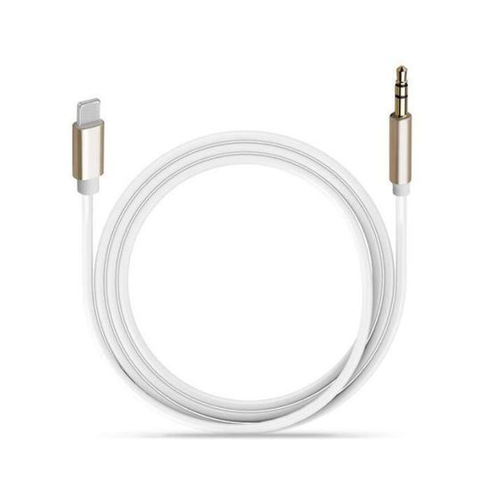 Câble Audio Pour voiture Câble AUX，Câble Audio Lightning Vers 3,5mm AUX