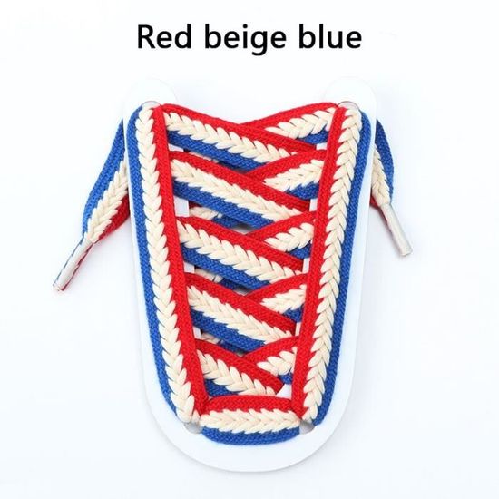 Lacets plat bleu marine 120cm outlet