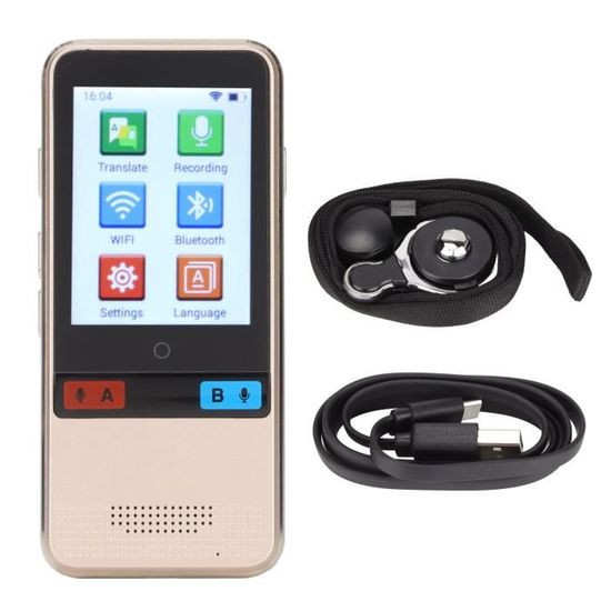 Hocomay Traducteur Vocal Portable 138 Langues - Traduction Photo & Hors Ligne, Idéal Voyage