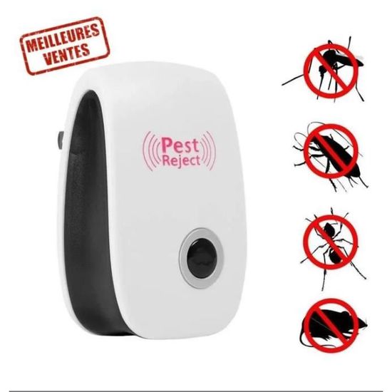 Repulsif Araignee Interieur SanJndo Répulsif Ultrason Anti Moustique, Prise Anti Moustique, Anti Anti Fourmis Interieur