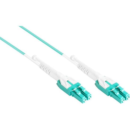 Jeirdus CD-FC Câble De Raccordement Fibre Optique Multimode LC Vers FC 10G OM3 50/125 300 M