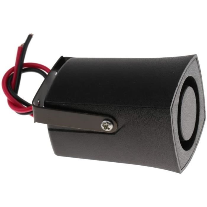 Avertisseur sonore électrique chromé 1 trompe - 12 V Avertisseur sonore électrique chromé 1 trompe - 12 V