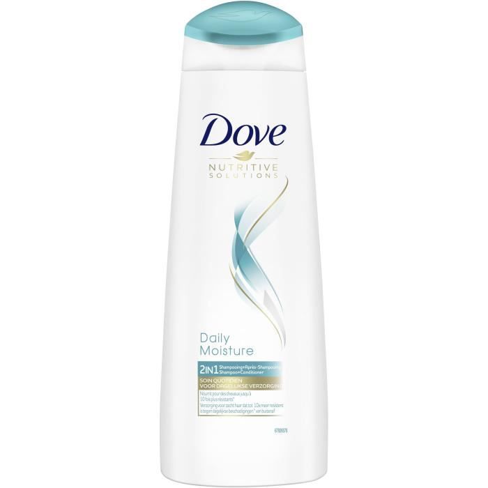 DOVE Shampoing 2 en 1 - Tous types de cheveux - 250 ml