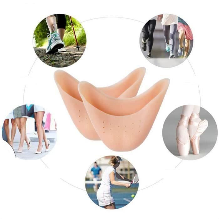 Protection Doigt De Pied, 6 Pcs Silicone Protege Orteil, Pansement De