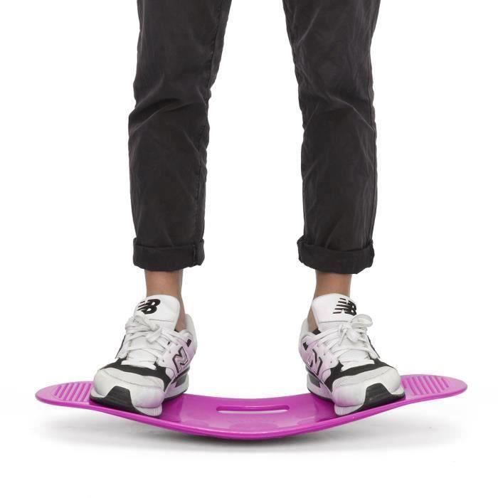 Unisexe fitness planches d'exercices entraînement Balance équilibrage 60X25cm Violet Wir85