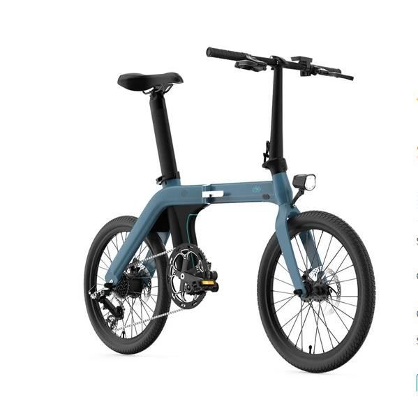 FIIDO D11 vélo cyclomoteur électrique pliant 20 pouces pneu 25 km / h vitesse maximale trois modes batterie au lithium 11.6AH - bleu