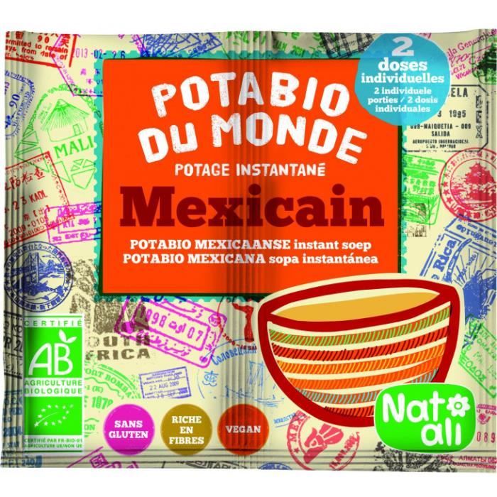 Potabio mexicain sans gluten 2 x 8.5gr - Nat-Ali
