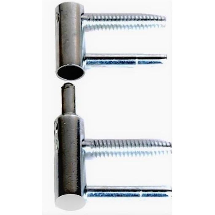 Fiche réglable zinguée 14x82mm