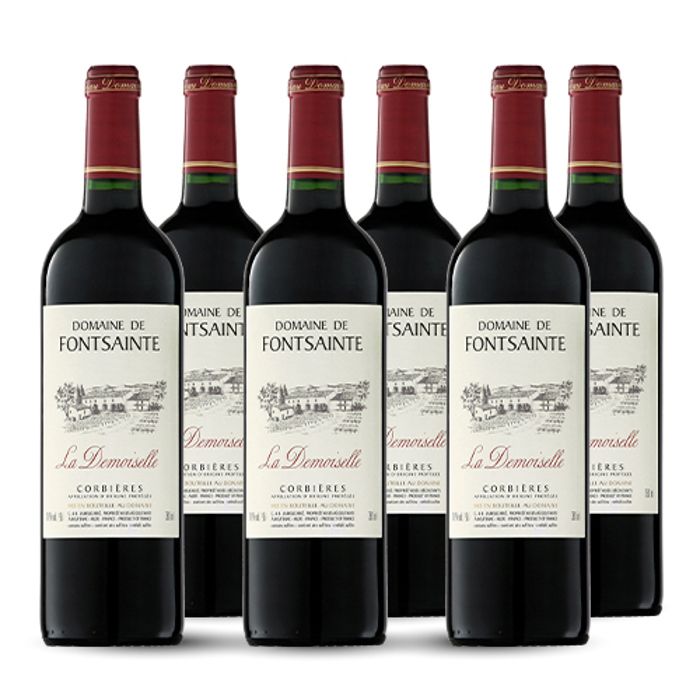 Domaine de Fontsainte LA DEMOISELLE Corbières Rouge 2018 6x75cl