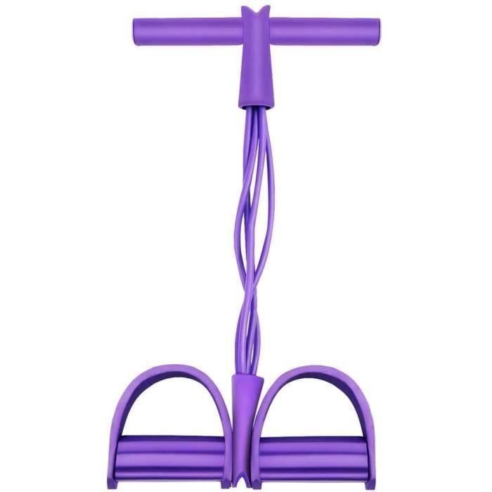 Jetcco Corde de Tension, 4 Cordes de pédale pour Tube Bandes d'exercice de Musculation Expander pour Le Gymnase à la Maison