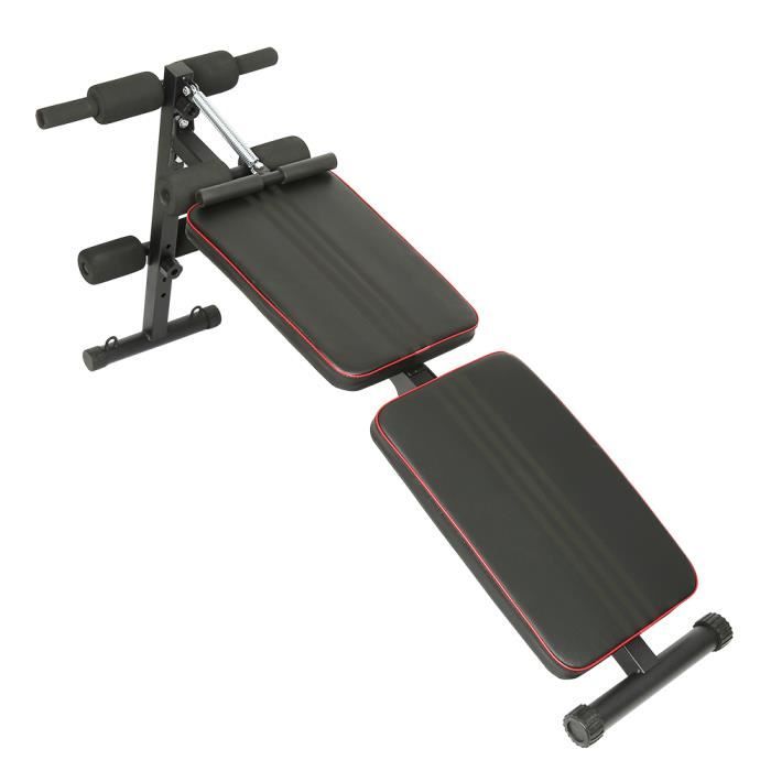 DIYAGSSZ Banc de fitenesse Pliable, 5 en 1 Banc de Musculation en couleur noir - Multifonctionnel - 47 * 120 * 60 CM CM - Chargé 20