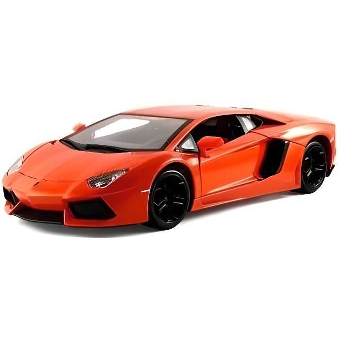 BBURAGO Voiture en métal Lamborghini Aventador LP 700 à l'échelle 1/18ème - Couleur Rouge - 11033