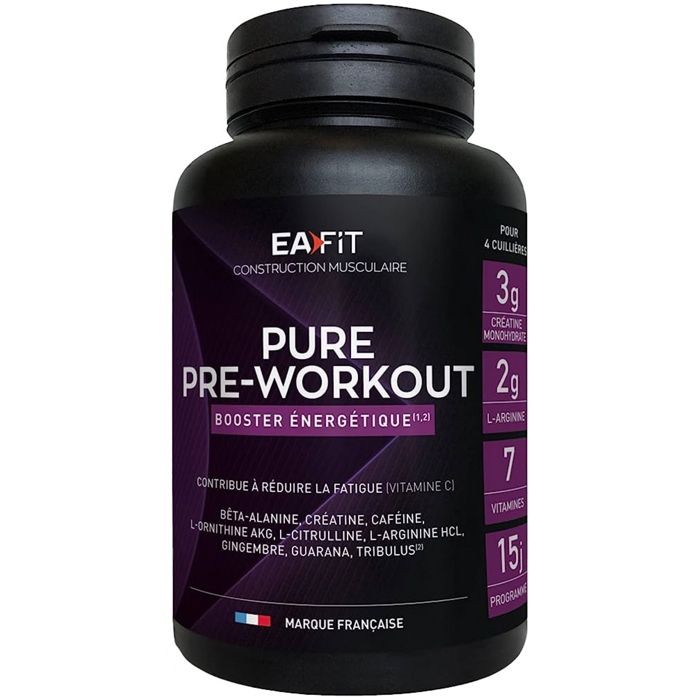 EAFIT Pure Pre-Workout - Fruits rouges - 330 g