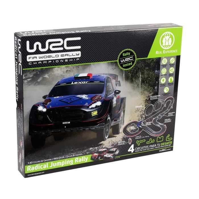 WRC Set 1/43 Radical Jumping Rallye - 8 m - Circuit électrique
