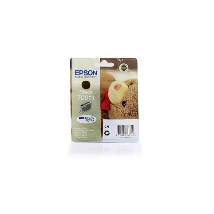 Epson Stylus D 68 PE - Original Epson C13T06114010 / T0611 - Cartouche d'encre Noir
