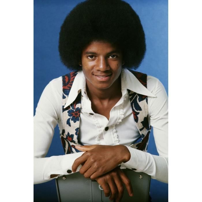 Poster Affiche Michael Jackson Adolescent 1978 Chanteur Pop Star Celebrite 31cm x 47cm