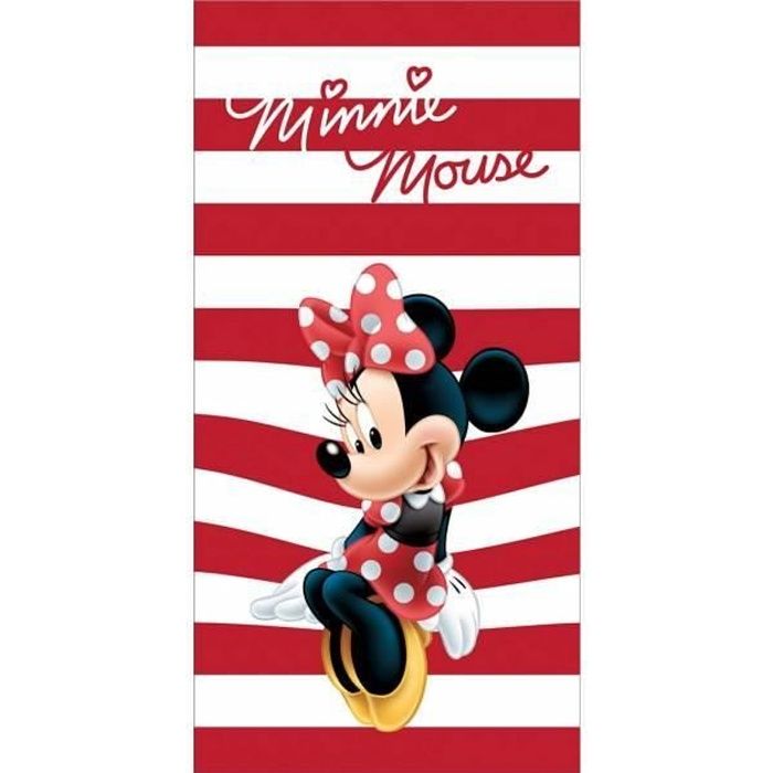 Drap de Plage Minnie Serviette de Plage Minnie 70 x 140 Polyester