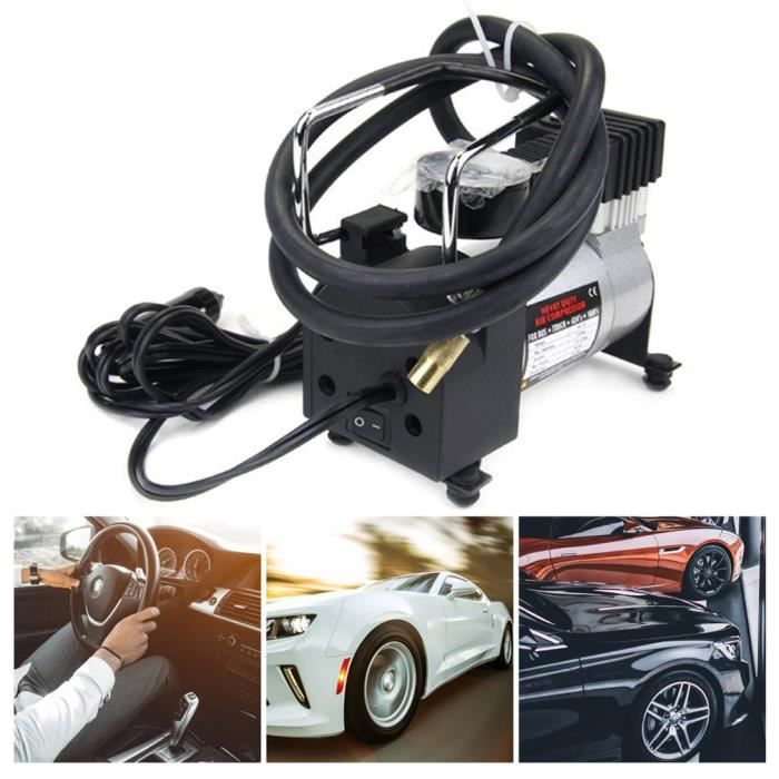 nouveau mini compresseur d'air portable pompe à eau électrique infaltor 12 volts voiture 12v psi