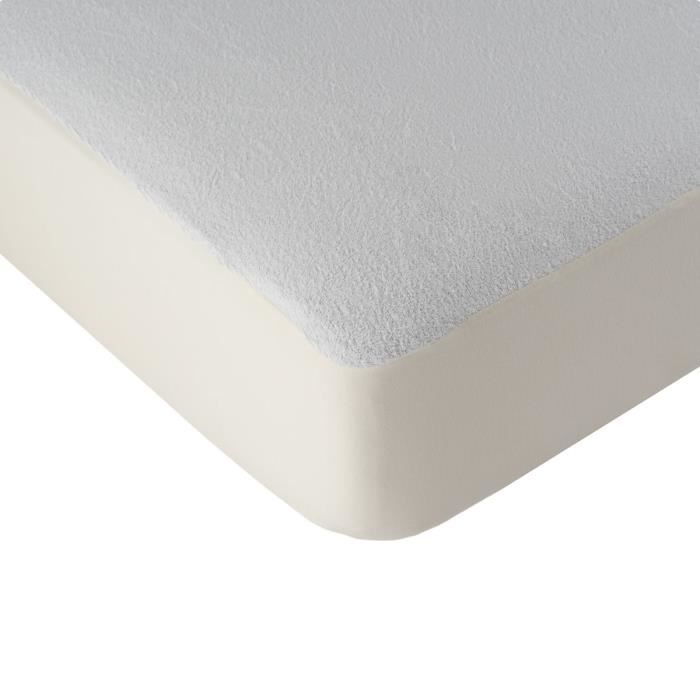 LINANDELLE Alèse protège matelas imperméable PVC Hygyena - 70 x 190 cm - Blanc