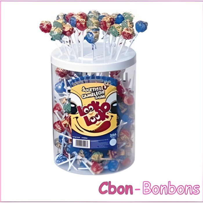 Bonbon Sucette Caméléon Gum boîte de 200 sucettes