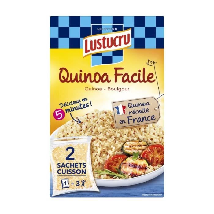 LUSTUCRU - Quinoa Facile 300G - Lot De 4