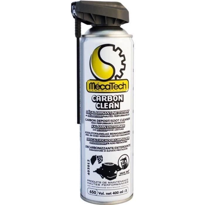 MECATECH CARBON DÉCALAMINANT - NETTOYANT ET DEGRAISSANT HAUTES PERFORMANCES - CLEAN - AEROSOL