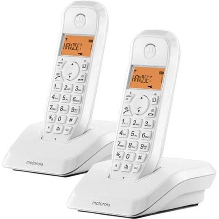 Téléphone Sans Fil Motorola S1202 (2 pcs)