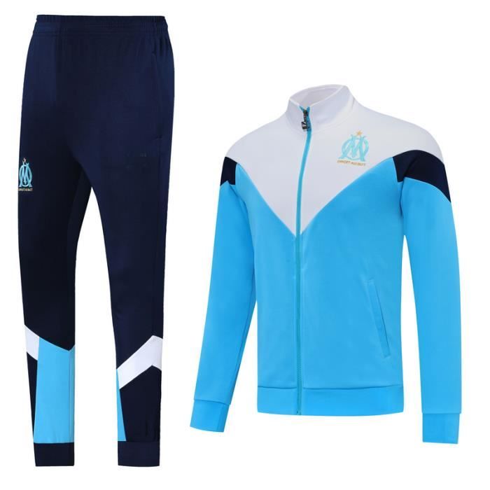 Nouveau Veste à Manches Longues Marseille Survêtement 2020-2021 Survet Pas Cher Survêtement Training pour Homme