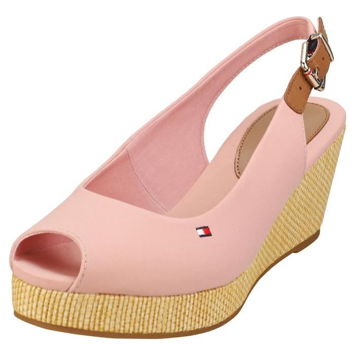 Sandales - Tommy Hilfiger - ICONIC ELBA SLING BACK - Femme - Rose