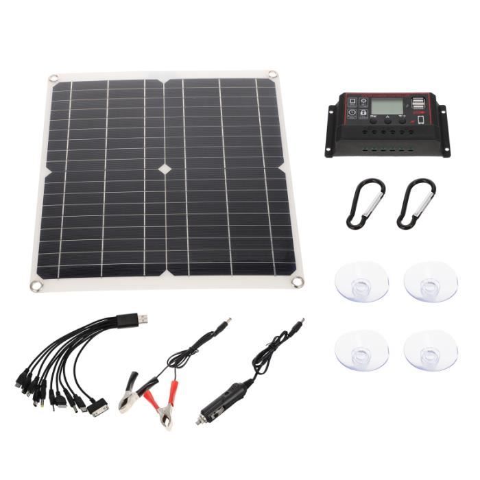 1 Ensemble de chargeur de panneau solaire d'équipement kit photovoltaique - kit solaire genie thermique - climatique - chauffage