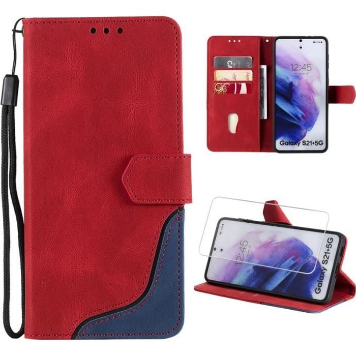 Verre trempé+Coque case Pour Samsung Galaxy S21 6.2\