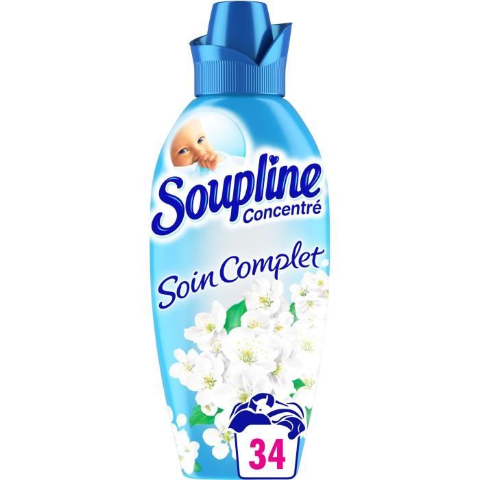 SOUPLINE Adoucissant concentré Soin Complet Si frais - 34 lavages - 800 ml