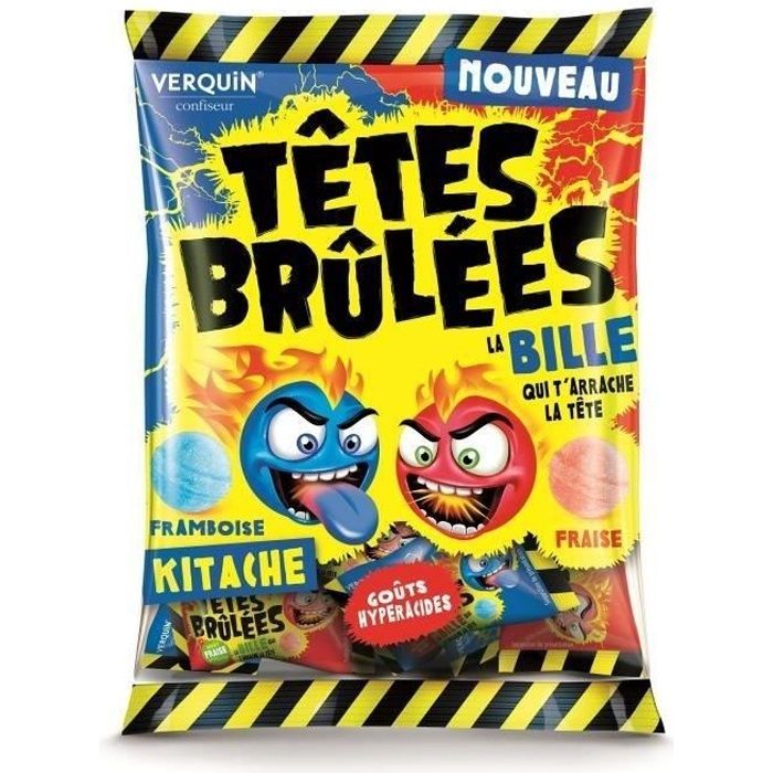 Tête brûlée fraise framboise 135 g Têtes Brulées