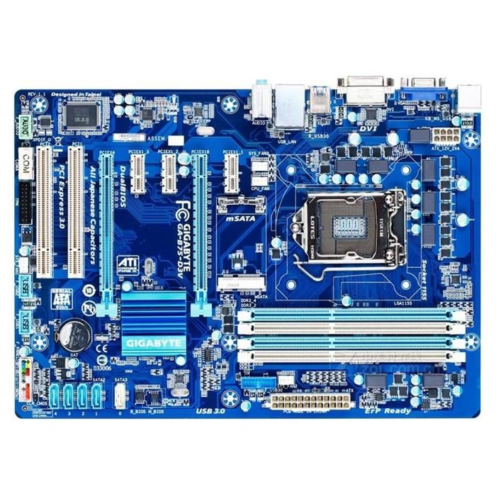 Carte mère GIGABYTE GA-B75-D3V Intel B75 Socket LGA1155 4xDDR3 SDRAM 32GB ATX - Gigabyte