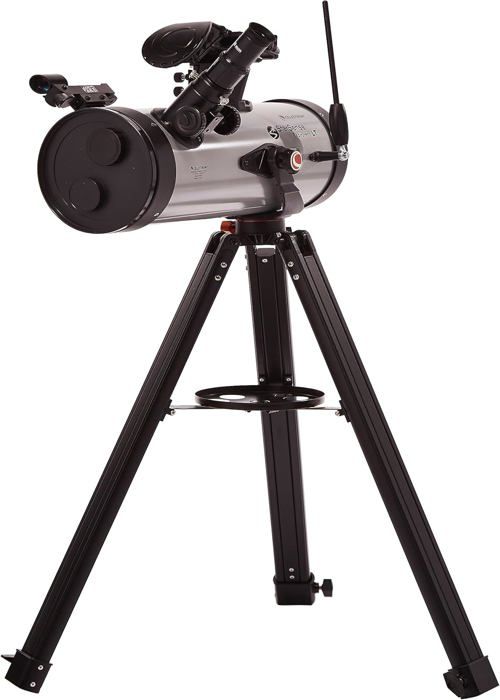 Télescope Byomic AZ 76/700mm – Réflecteur, Avec 3 Oculaires Et Barlow 2x, Neuf
