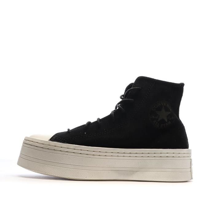 Converse Baskets Noires Femme Converse Chuck Taylor All Star Suede